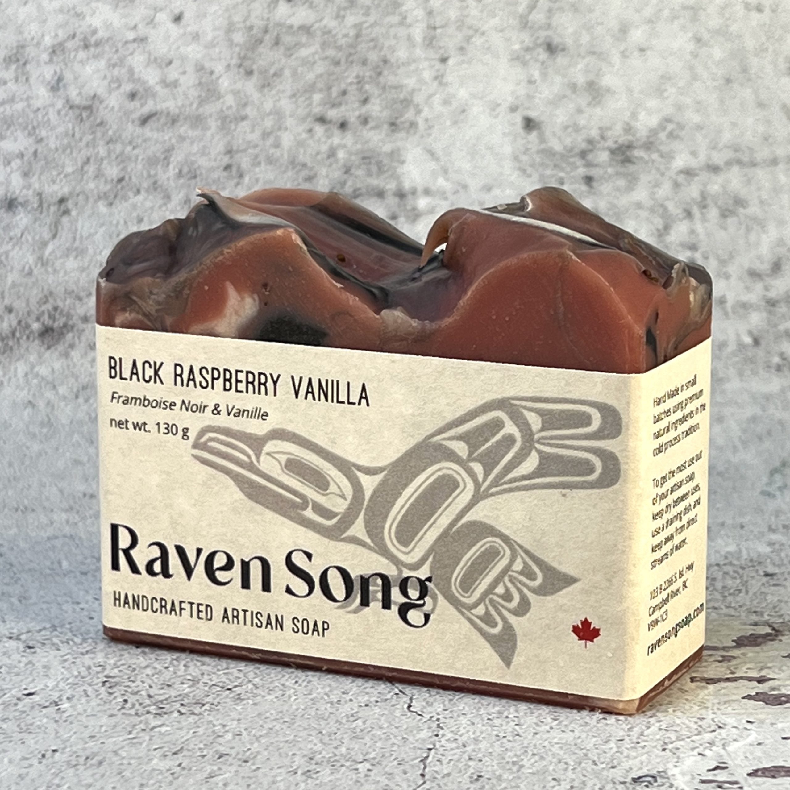 artisan soap, cold processed, Indigenous, black raspberry