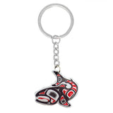 Salmon by Jamie Sterritt | Metallic Key Chain