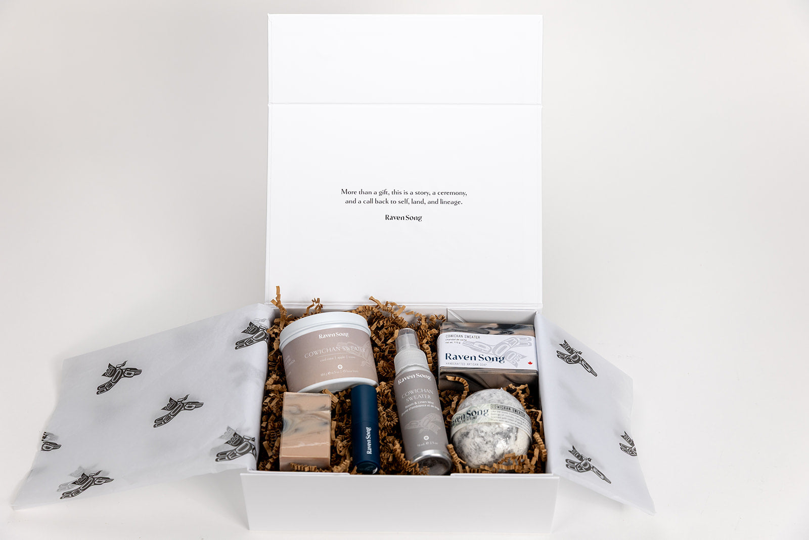 Indigenous-crafted luxury soap gift box from BC