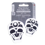Skull by James Johnson | Vinyl Sticker