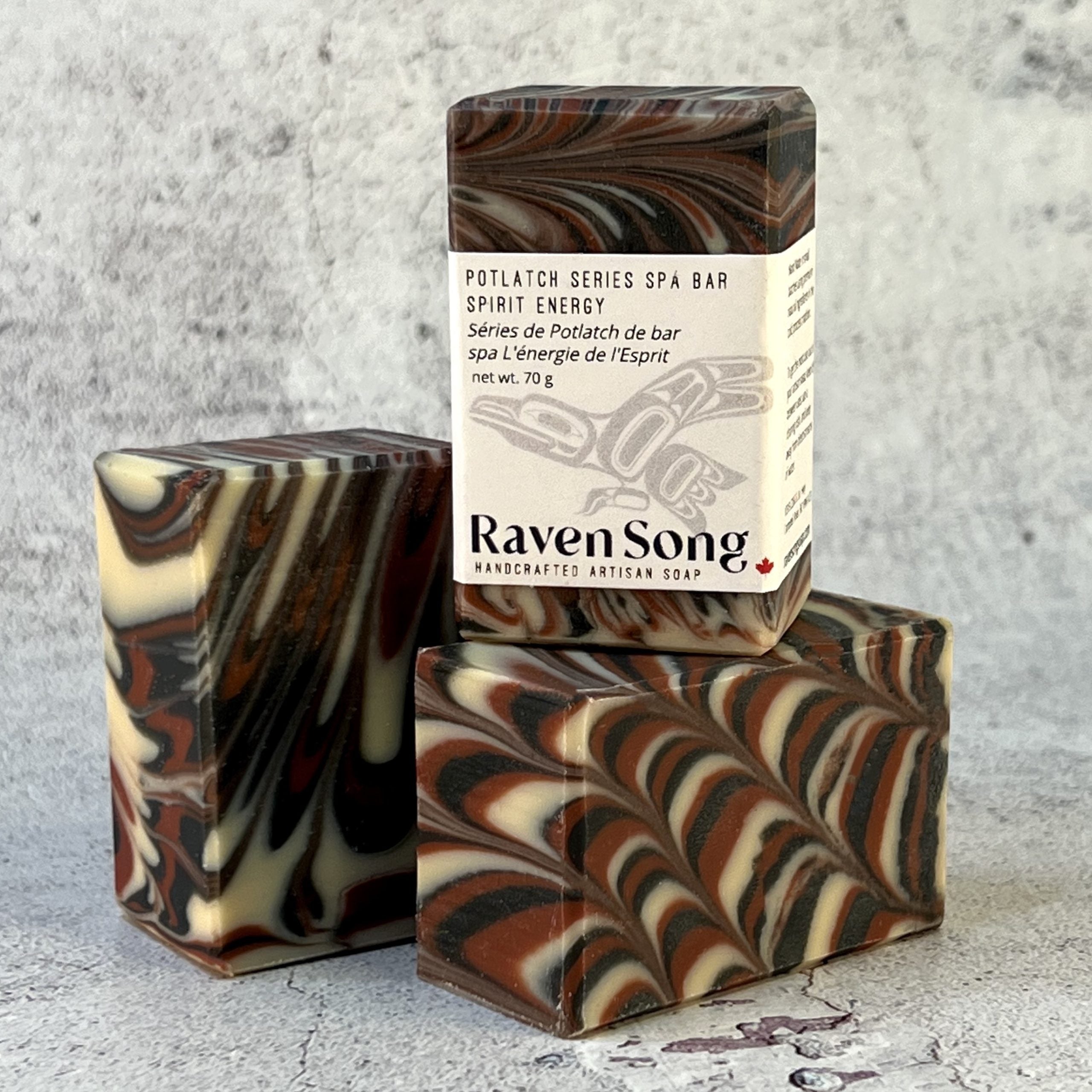 INDIGENOUS POTLATCH SOAP SPIRIT ENERGY Ravensong Soap and Candle