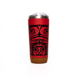 Treasure Of Our Ancestors By Donnie Edenshaw, Haida | | Cork Base Travel Mug 20 oz