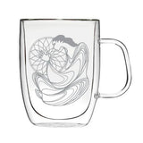 Dreamcatcher by Maxine Noel | Double-Wall Glass Mug 10 Oz
