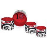 Matriarch Bear By Morgan Asoyuf, Tsimshian, Ts’Msyen | Ceramic Measuring Cup Set
