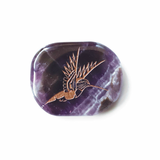 Hummingbird By Karen Francis, Gitxsan | Spirits Stones Amethyst