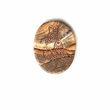 Picture Jasper Wolf By T.S Sgwaayaans Young, Haida | Spirit Stones