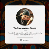 Picture Jasper Wolf By T.S Sgwaayaans Young, Haida | Spirit Stones