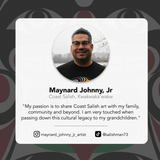 Moon By Maynard Johnny Jr. Coach Salish, Kwakwaka'Wakw | Spirit Stones Howlite