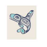 Whale By Ernest Swanson, Haida | Swedish Eco Cloth