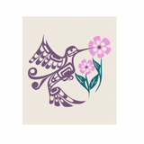 Hummingbird By Francis Dick, Kwakwaka'Wakw | Swedish Eco Cloth