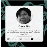 Hummingbird By Francis Dick, Kwakwaka'Wakw | Swedish Eco Cloth