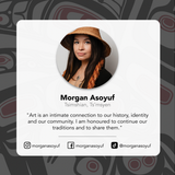 Running Raven By Morgan Asoyuf, Tsimshian | Swedish Eco Cloth