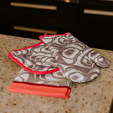 Eagle By Ryan Cranmer, Namgis | Cotton Oven Mitt