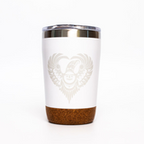 Healing From Within By Francis Horns. Sr, Coast Salish | Cork Base Travel Mug 12 oz