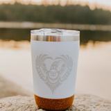 Healing From Within By Francis Horns. Sr, Coast Salish | Cork Base Travel Mug 12 oz