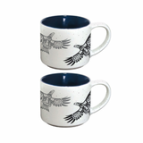 Soaring Eagle By Corey Bulpitt, Haida | Espresso Mug Set Of 2
