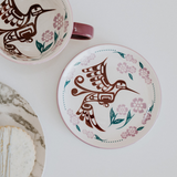 Hummingbird By Francis Dick, Kwakwaka'Wakw | Porcelain Art Plate