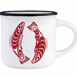 Salmon By Francis Horne, Sr., Coast Salish | Espresso Mug