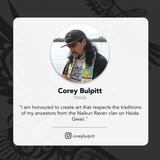 Eagle By Corey Bulpitt, Haida | Blanket Coasters Set Of 2