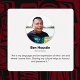 Bear By Ben Houstie, Bella Bella | Sticker
