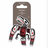 Raven By Wayne Edenshaw, Haida | Sticker