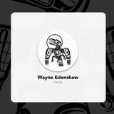 Raven By Wayne Edenshaw, Haida | Sticker
