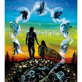 A Father's Guidance By Karen Erickson | Art Card
