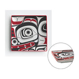 Matriarch Bear By Morgan Asoyuf, Tsimshian, Ts’Msyen | Appetizer Plates Set Of 2