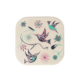 Hummingbirds By Nicole La Rock, Coast Salish | Bamboo Coaster Set