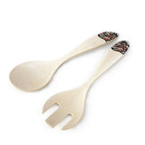 Running Raven By Morgan Asoyuf, Tsimshian, Ts’Msyen | Bamboo Salad Servers