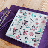 Hummingbirds By Nicole La Rock, Coast Salish | Serving Plate