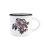 Running Raven By Morgan Asoyuf, Tsimshian, Ts’Msyen | Espresso Mug