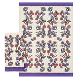 Ojibwe Florals By Storm Angeconeb , Lac Seul First Nation, Ojibwe | Tea Towel