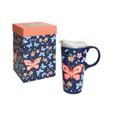 Butterfly & Wild Rose By Justien Senoa Wood, Dene, Northern Tutchone | The Perfect Mug