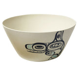 Whale By Ernest Swanson, Haida | Bamboo Large Bowl 10"
