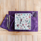 Hummingbirds By Nicole La Rock, Coast Salish | Serving Plate