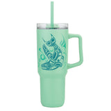 Whale By Paul Windsor, Haisla, Heiltsuk | 40 oz Insulated Tumbler With Straw