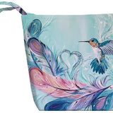 Small Canvas Tote Bag- 'Hummingbird Feathers' By Carla Joseph