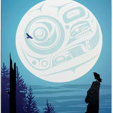 Sketchbook - Full Moon Raven by Mark Preston, Tlingit