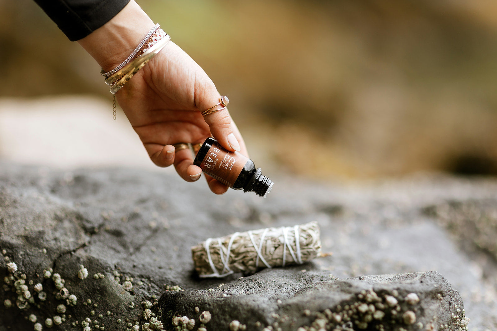 Ceremonial Diffuser Oils hand bottled on Vancouver Island
