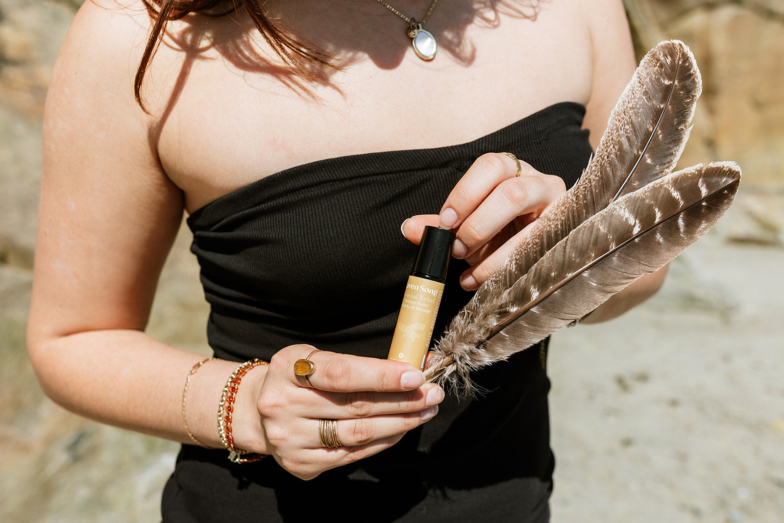 muscle and joint massage roller made on Vancouver Island by Ravensong Soap & Candle