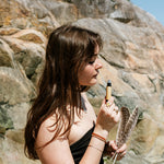 muscle and joint massage roller on Savary Island
