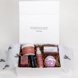 Basket Of Berries Artisan Gift Box | Wild Strawberry +  Green Apple + Violet Flower