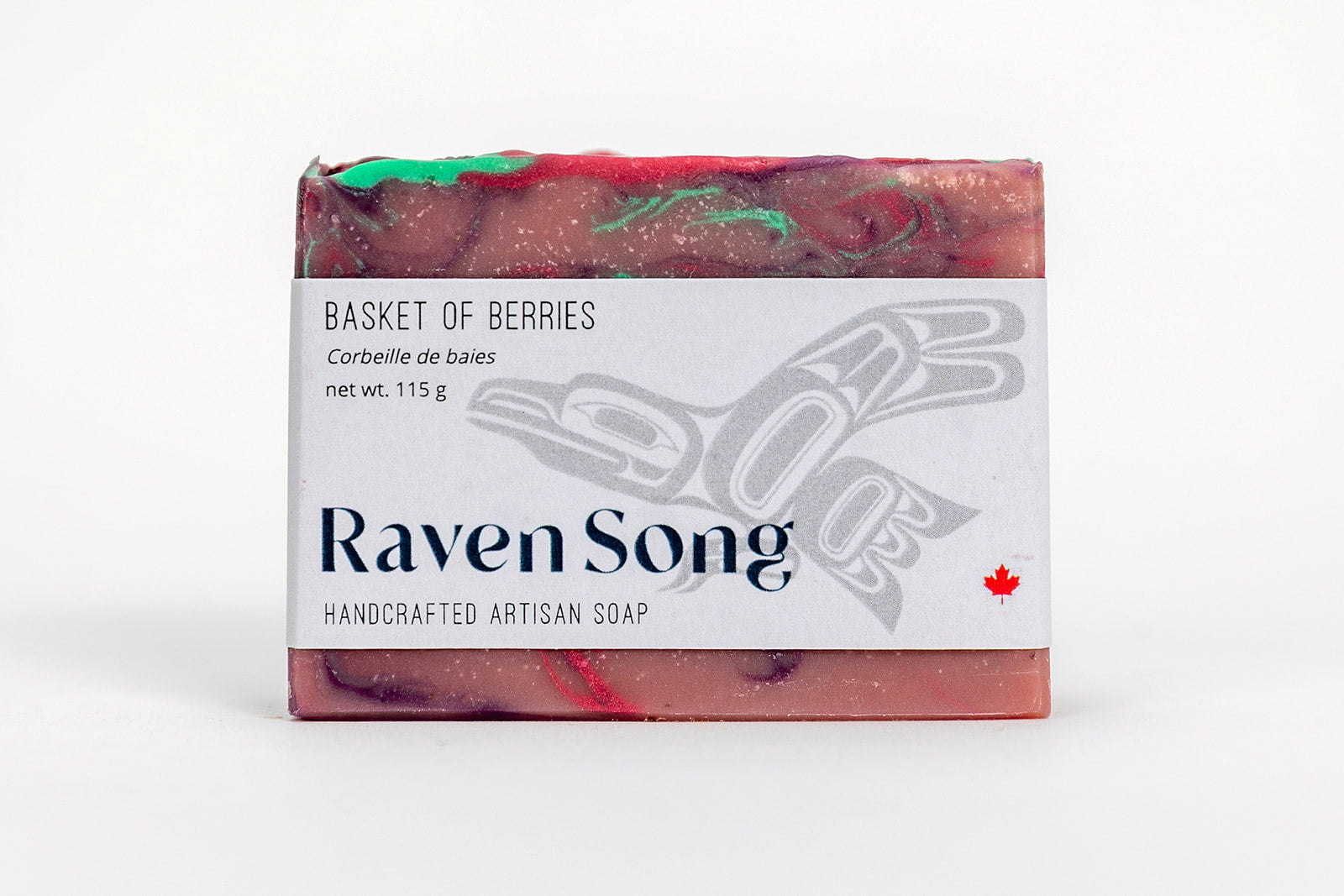 Indigenous soap & luxury candle gift box from BC — wild strawberry, green apple & violet flower scents for gifting.