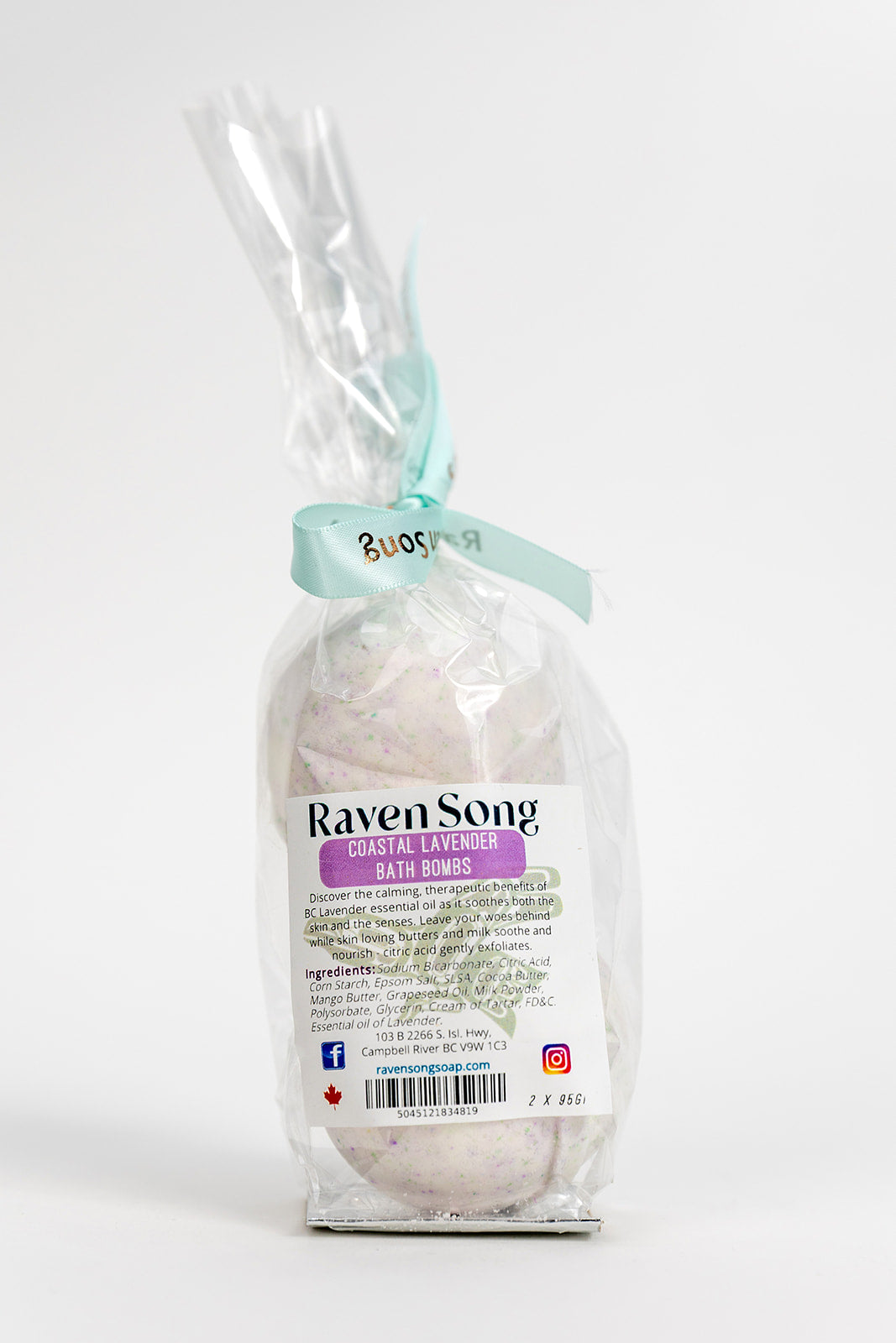 Laveder Bath Bombs from RavenSong Soap and Candle on Vancouver Island