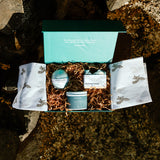 Luxury Gift Box Made in Canada by Indigenous wellness brand RavenSong includes soap, candle and bath bomb set made on Vancouver Island