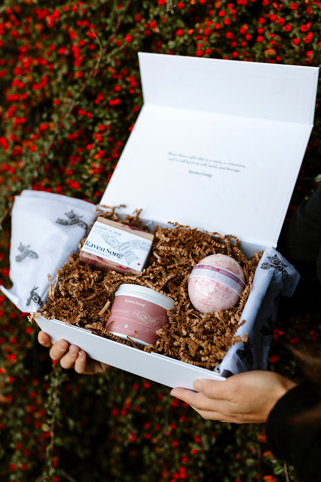 Corporate Gift Box Made in BC by Indigenous brand RavenSong