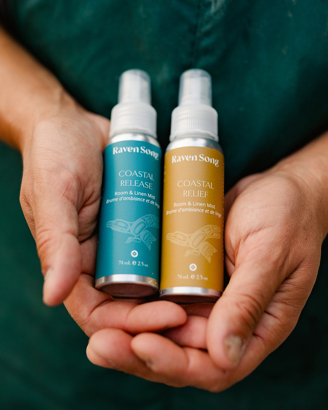 Eucalyptus Room Sprays made on Vancouver Island by RavenSong