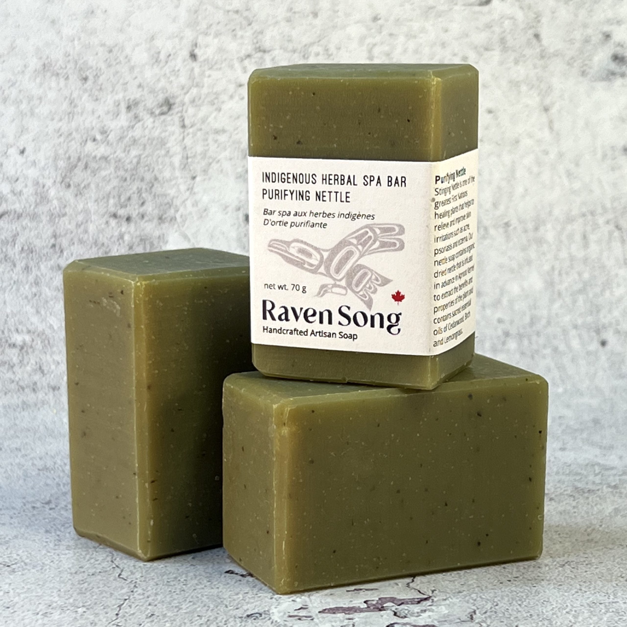 PURIFYING NETTLE DELUXE ARTISAN SOAP - INDIGENOUS COLLECTION