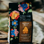 Indigenous Roots big House Blend Dark Roast Coffee available at Ravensong